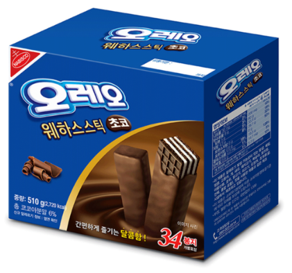 오레오 웨하스스틱 초코 510g