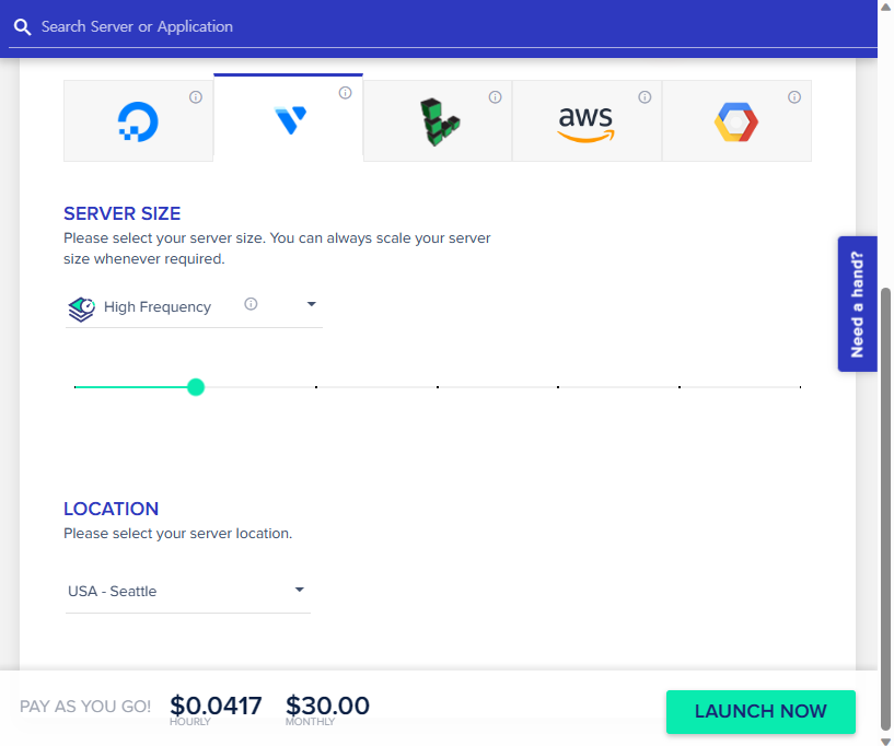 클라우드웨이즈 서버는 Vultr 추천